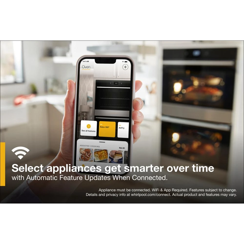 10.0 Total Cu. Ft. Double Wall Oven with Air Fry When Connected view 11