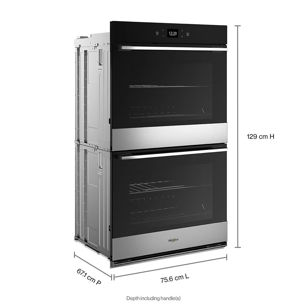 10.0 Total Cu. Ft. Double Wall Oven with Air Fry When Connected view 3