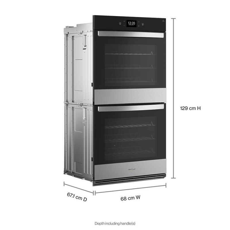 8.6 Cu. Ft. Double Smart Wall Oven with Air Fry WOED7027PZ