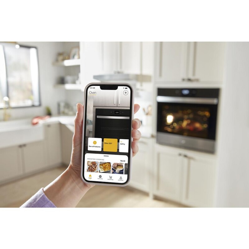 5.0 Cu. Ft. Single Smart Wall Oven with Air Fry WOES7030PV