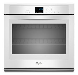 5.0 cu. ft. Single Wall Oven with extra-large window WOS51EC0AW