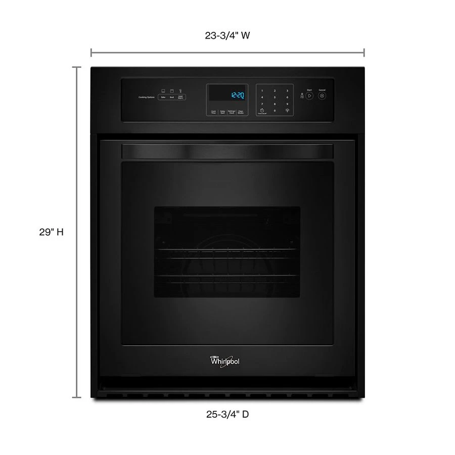 3.1 Cu. Ft. Single Wall Oven with High-Heat Self-Cleaning System WOS51ES4EB, product image 6 of 6