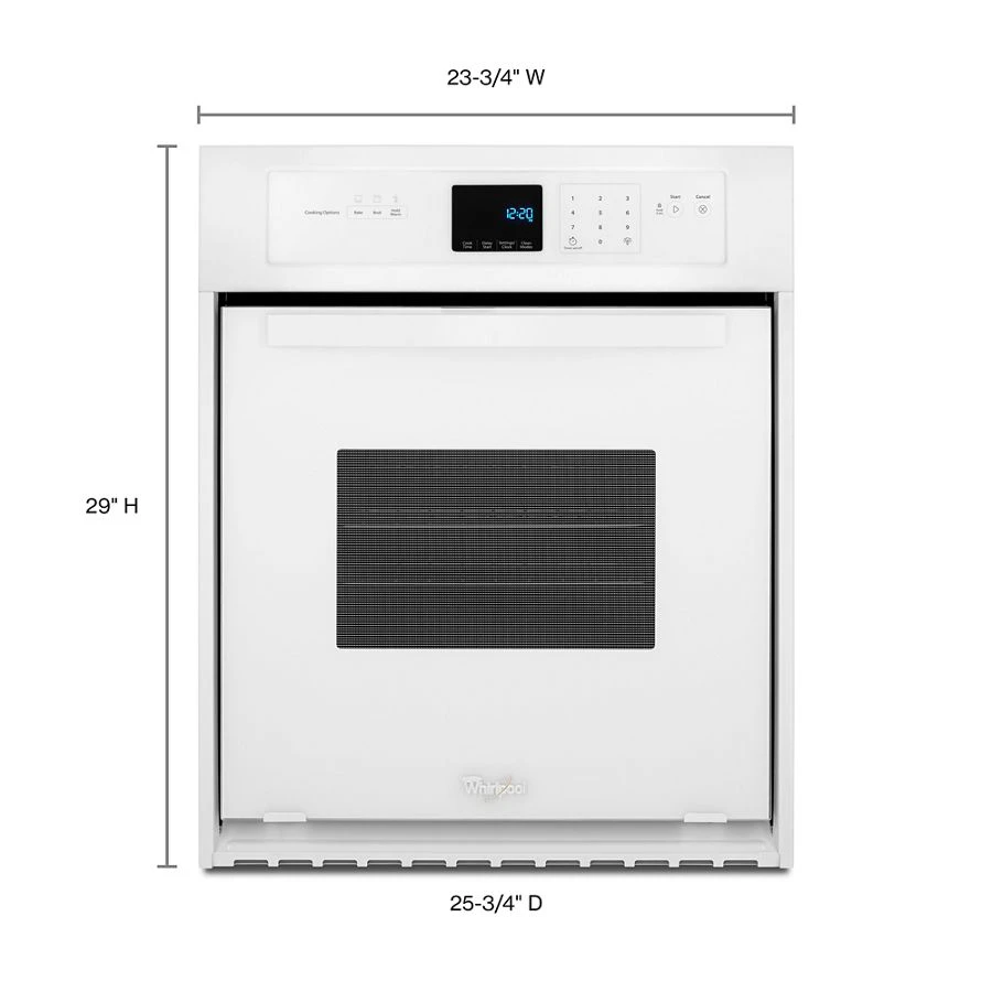 3.1 Cu. Ft. Single Wall Oven with High-Heat Self-Cleaning System WOS51ES4EW