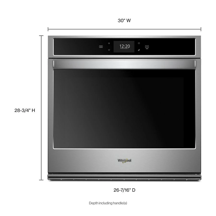 5.0 cu. ft. Smart Single Convection Wall Oven with Air Fry, when Connected WOS72EC0HS, product image 7 of 7