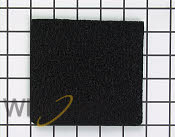 Trash Compactor Charcoal Air Filter - Black, Square (4 1/2-IN X 4 1/2-IN) WP4151750