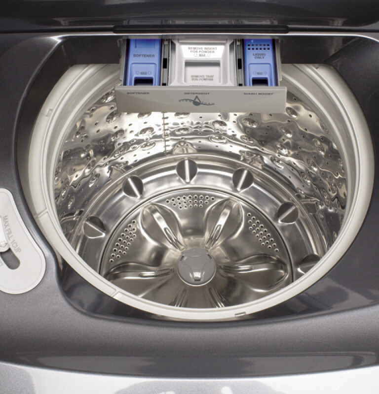 Harmony 4.0 Cu. Ft. Capacity King-size Washer with Stainless Steel Basket WPGT9350CPL