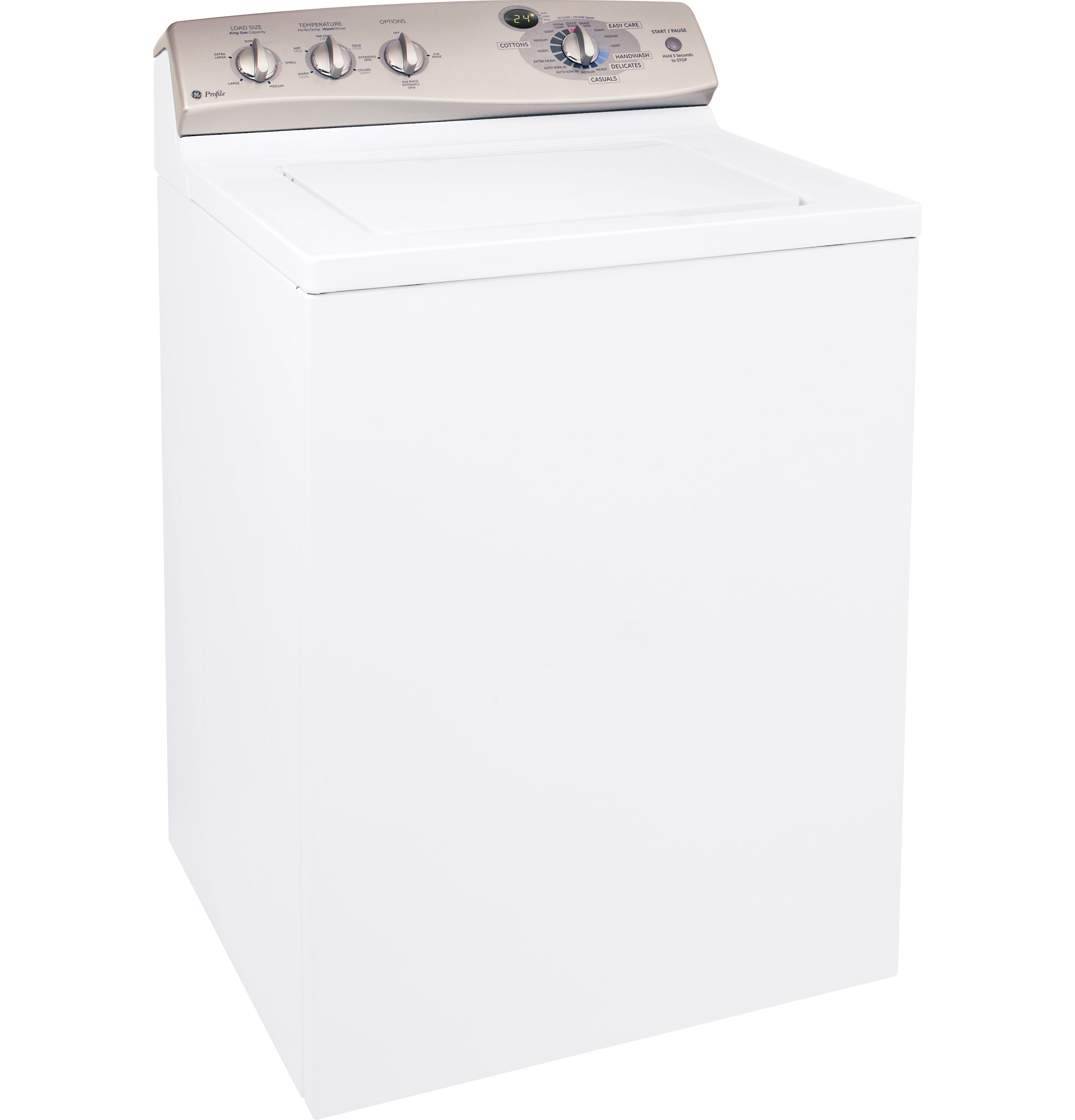 3.5 Cu. Ft. King-Size Capacity Stainless Steel Basket WPRE6100GWT