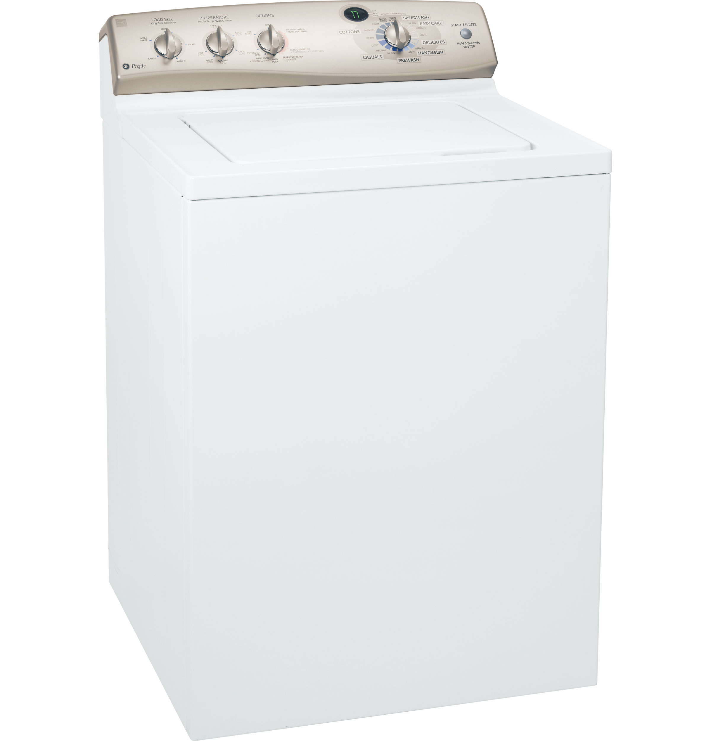 Profile3.5 Cu. Ft. King-Size Capacity Stainless Steel Basket WPRE8150HWT