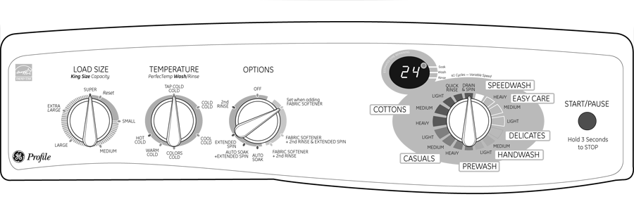 Profile3.5 Cu. Ft. King-Size Capacity Stainless Steel Basket WPRE8150HWT