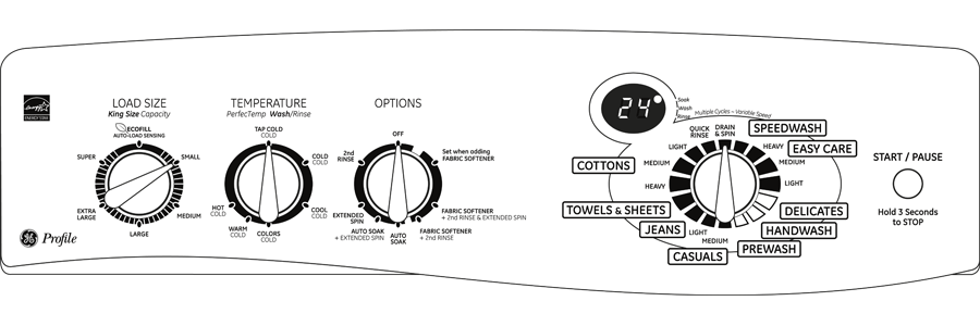 4.1 IEC Cu. Ft. Colossal Capacity High-Efficiency Washer WPRE8150KWT