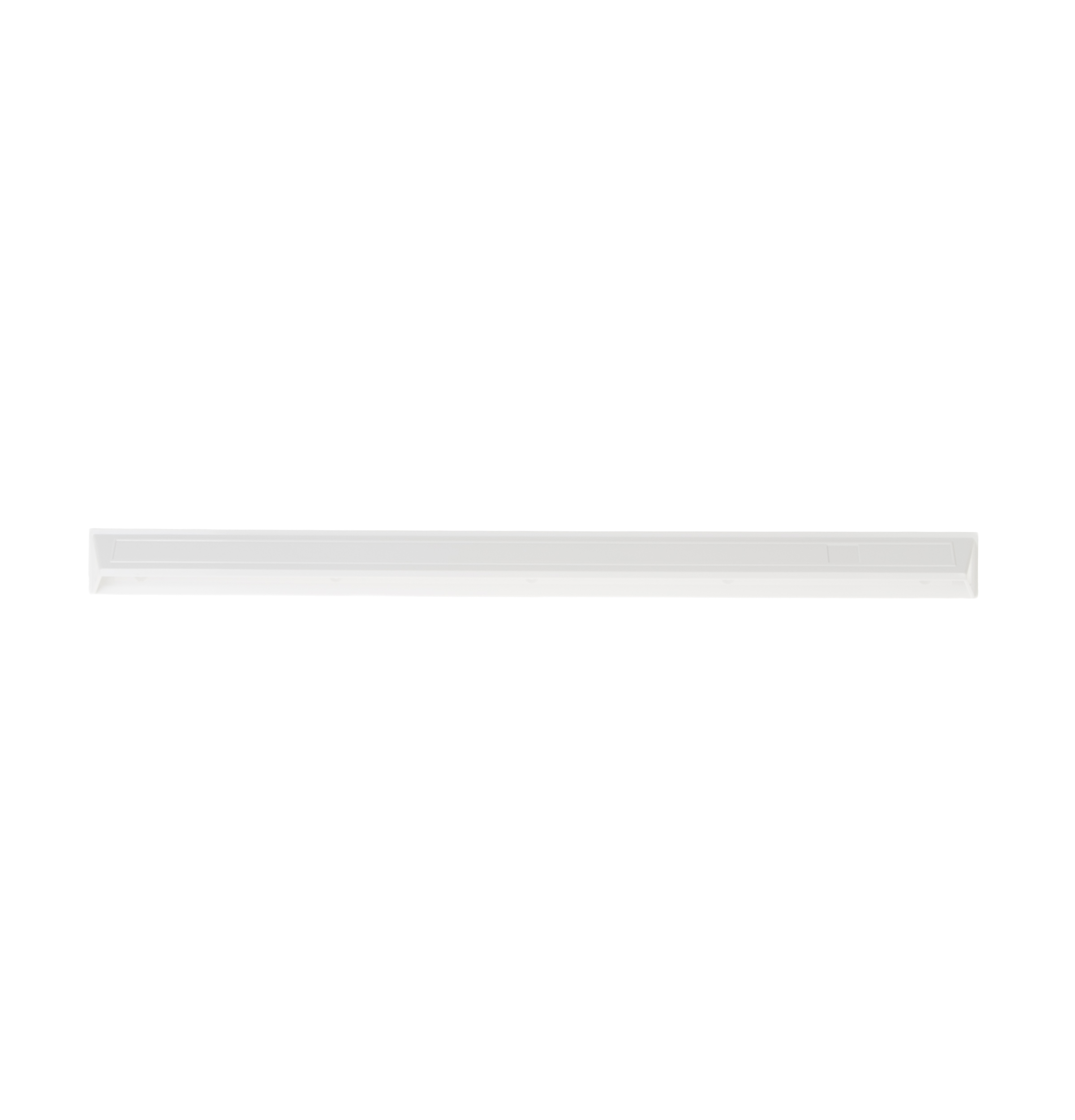 Refrigerator door handle, color white with gray trim WR12X838
