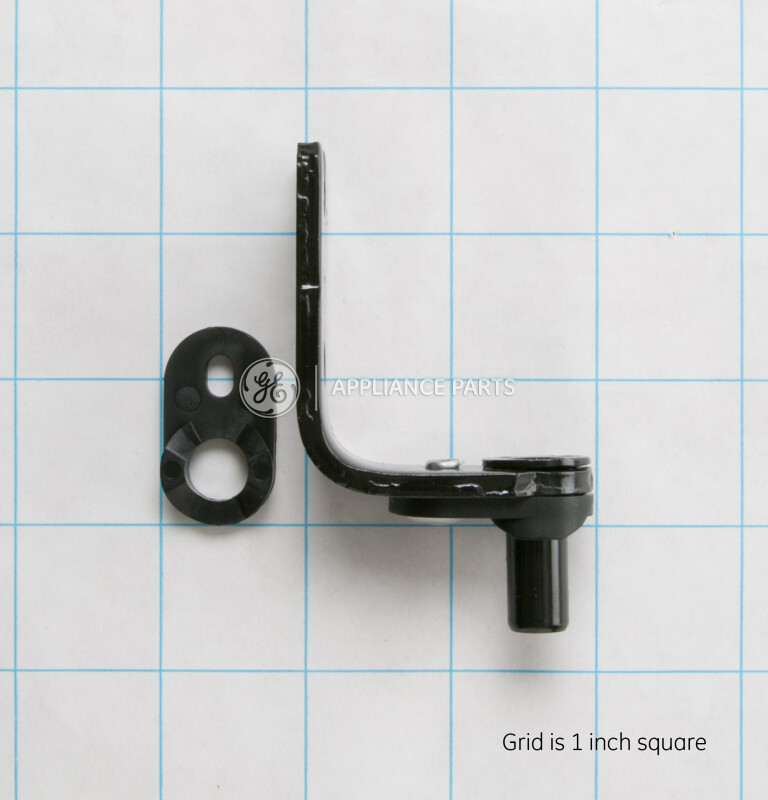 Refrigerator door hinge kit bottom pin and cam assembly WR13X10020, product image 2 of 2