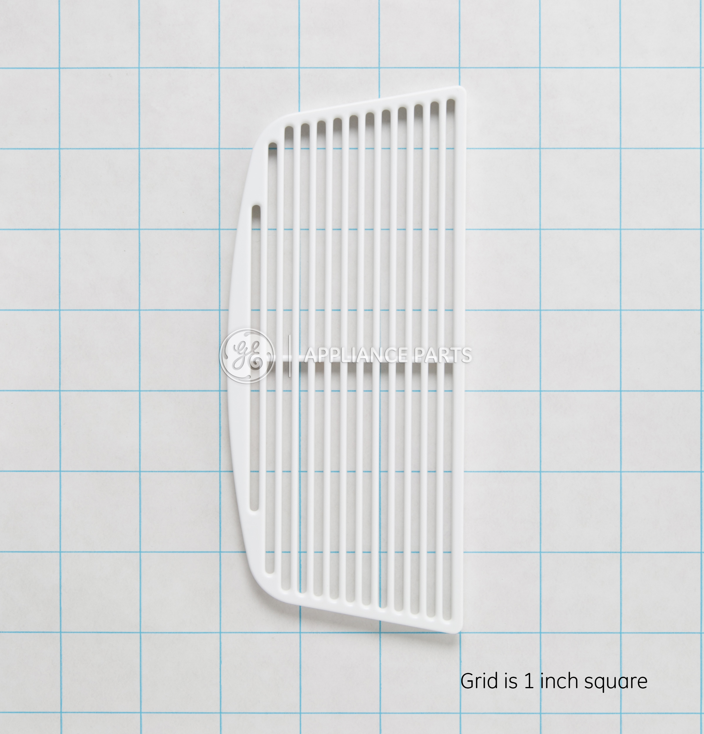 Refrigerator white recessed grille tray WR17X4153