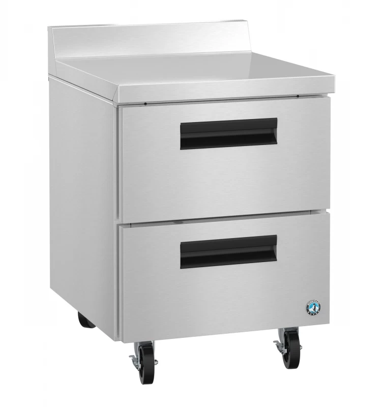 WR27B-D2, Refrigerator, Single Section Worktop, Stainless DrawersTitle WR27BD2