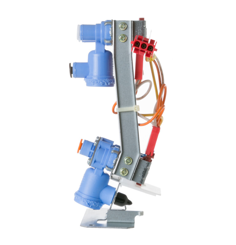 Refrigerator water valve assembly includes bracket WR57X10022