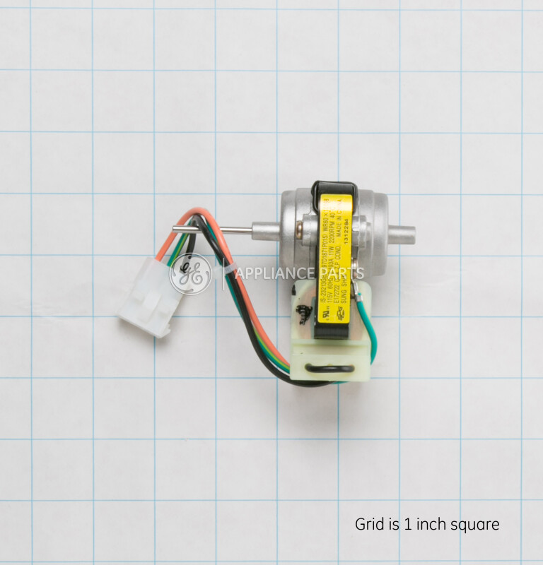 Refrigerator Condenser Fan Motor WR60X10168, product image 5 of 6