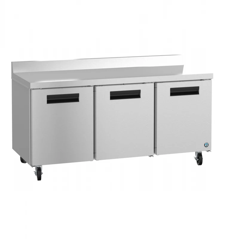 Refrigerator, Three Section Worktop, Stainless DoorsTitle WR72B