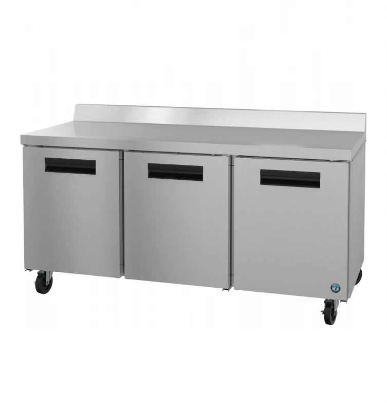 Refrigerator, Three Section Worktop, Stainless DoorsTitle WR72B