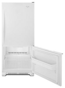 30-inches wide Bottom-Freezer Refrigerator with Accu-Chill System - 18.7 cu. ft. WRB119WFBW
