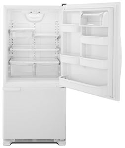 30-inches wide Bottom-Freezer Refrigerator with Accu-Chill System - 18.7 cu. ft. WRB119WFBW