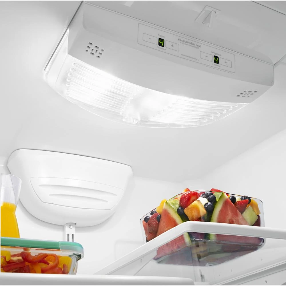 33-inches wide Bottom-Freezer Refrigerator with SpillGuard™ Glass Shelves - 22 cu. ft view 2