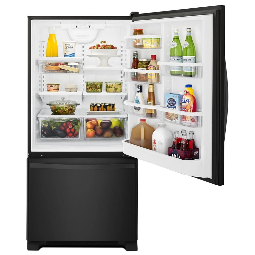 30-inches wide Bottom-Freezer Refrigerator with SpillGuard™ Glass Shelves - 18.7 cu. ft. view 2