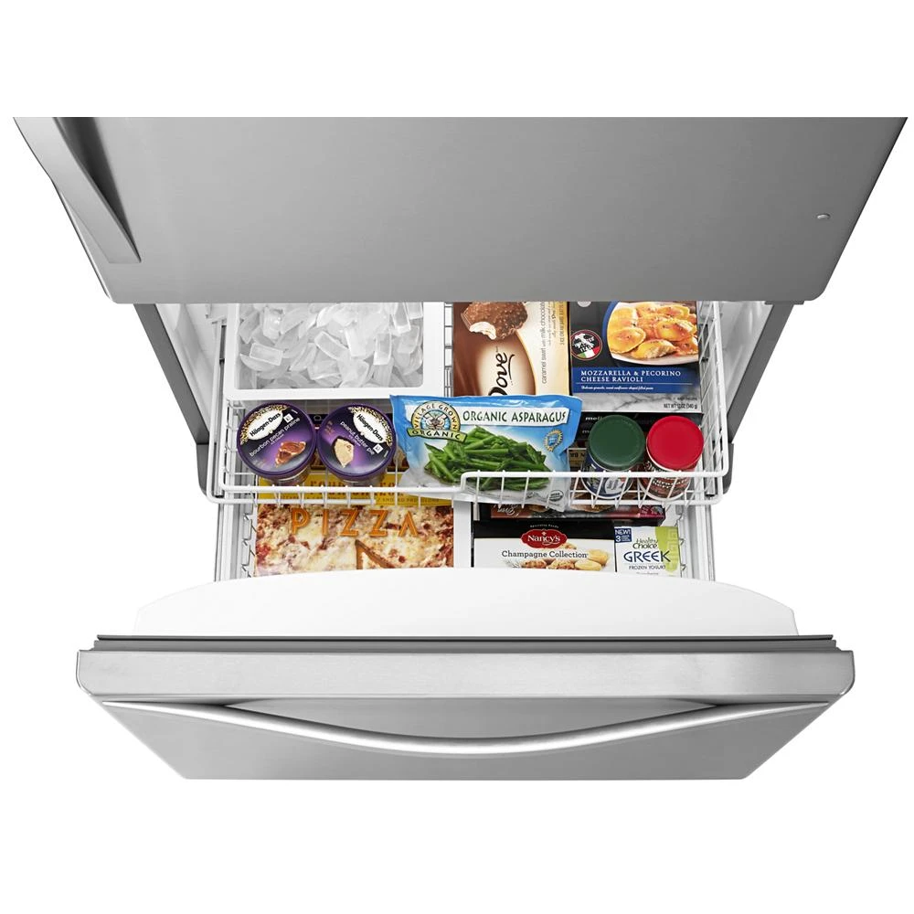 30-inches wide Bottom-Freezer Refrigerator with SpillGuard™ Glass Shelves - 18.7 cu. ft. view 5