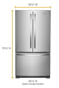 36-inch Wide French Door Refrigerator with Crisper Drawer - 25 cu. ft. view 5