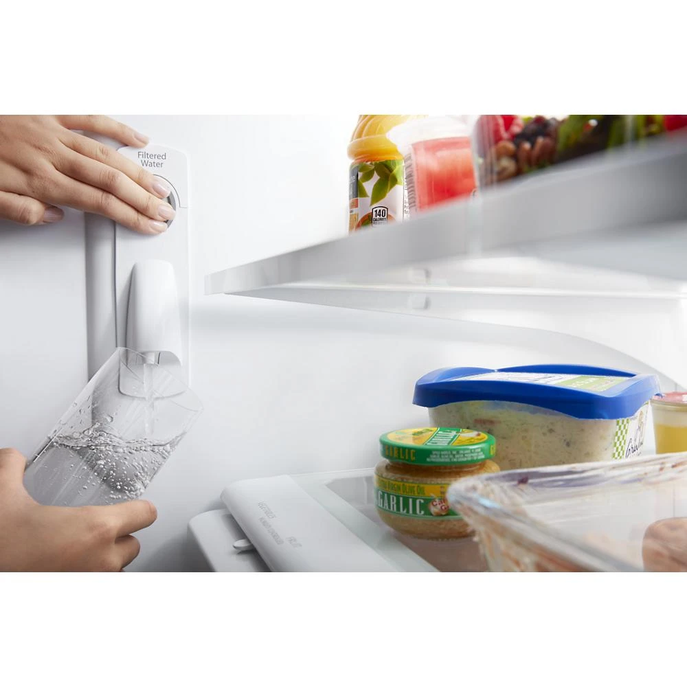 36-inch Wide French Door Refrigerator with Water Dispenser - 25 cu. ft. WRF535SWHV