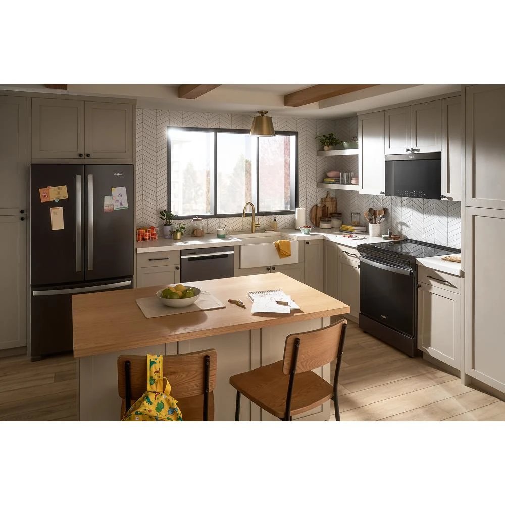 36-inch Wide French Door Refrigerator with Water Dispenser - 25 cu. ft. WRF535SWHV