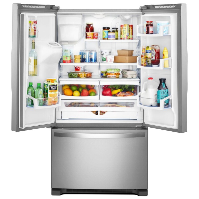 36-inch Wide Counter Depth French Door Refrigerator - 20 cu. ft. WRF550CDHZ