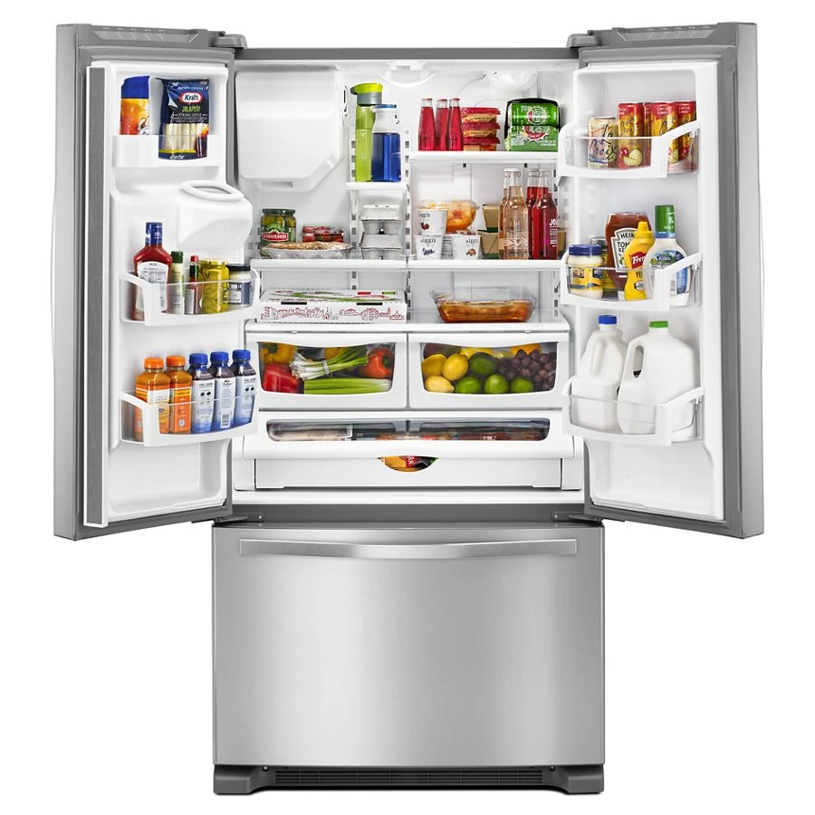 36-inch Wide French Door Refrigerator - 25 cu. ft. WRF555SDFZ, product image 2 of 7