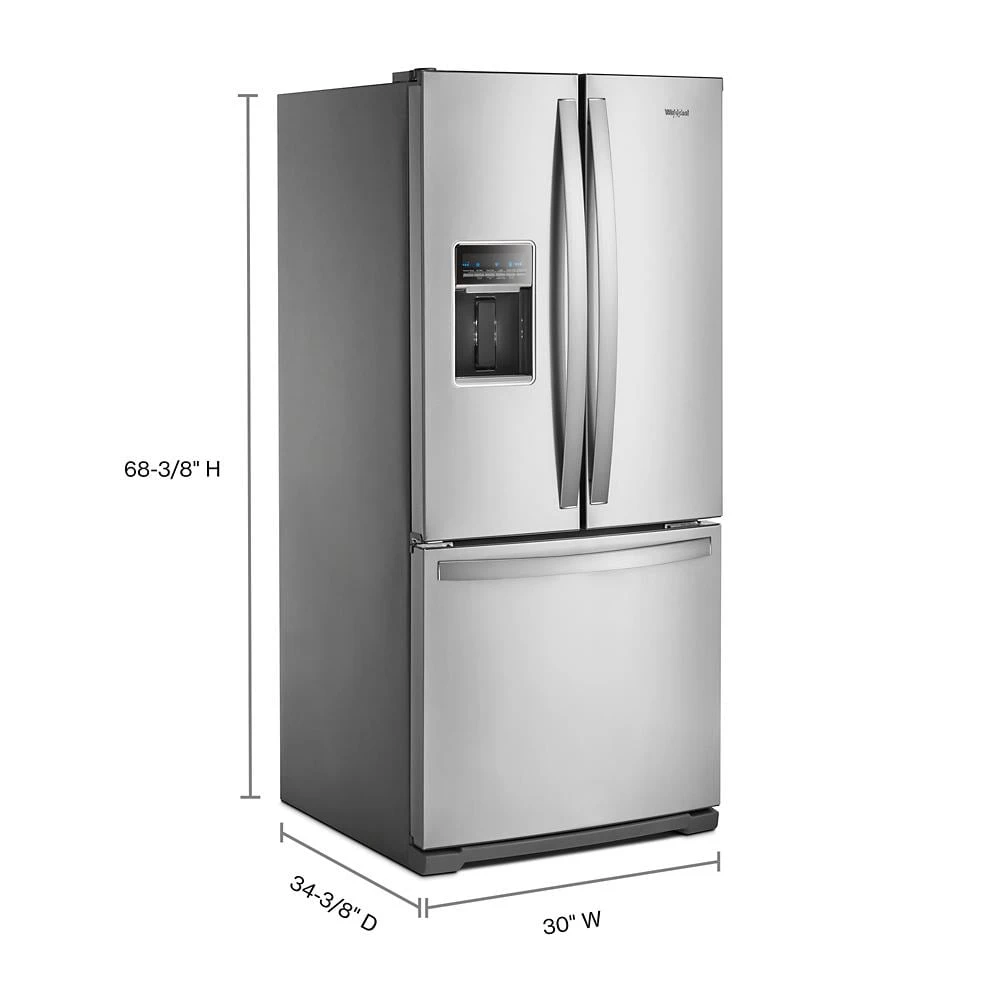 30-inch Wide French Door Refrigerator - 20 cu. ft. view 29