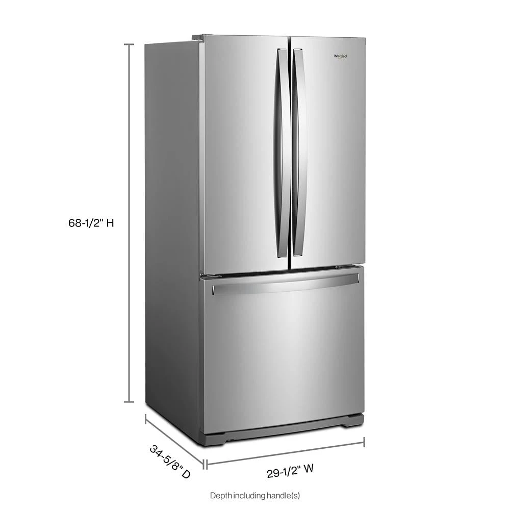 30-inch Wide French Door Refrigerator - 20 cu. ft. view 7