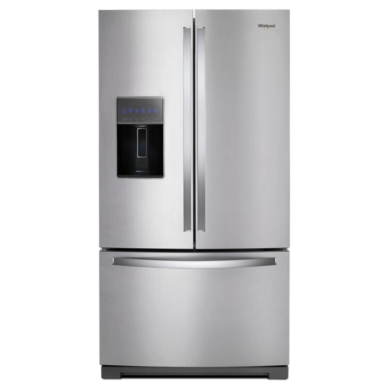 Whirlpool 36-inch Wide French Door Refrigerator - 27 cu. ft. Fingerprint Resistant Stainless Steel WRF767SDHZ Picture 1