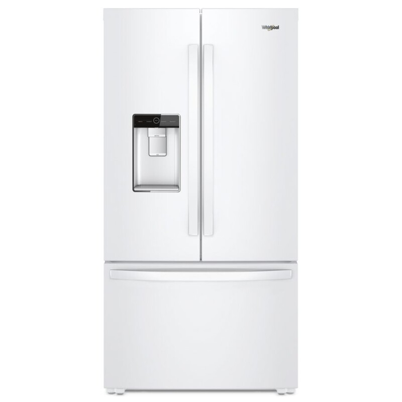 Whirlpool 36-inch Wide Counter Depth French Door Refrigerator - 24 cu. ft. White WRF954CIHW Picture 1
