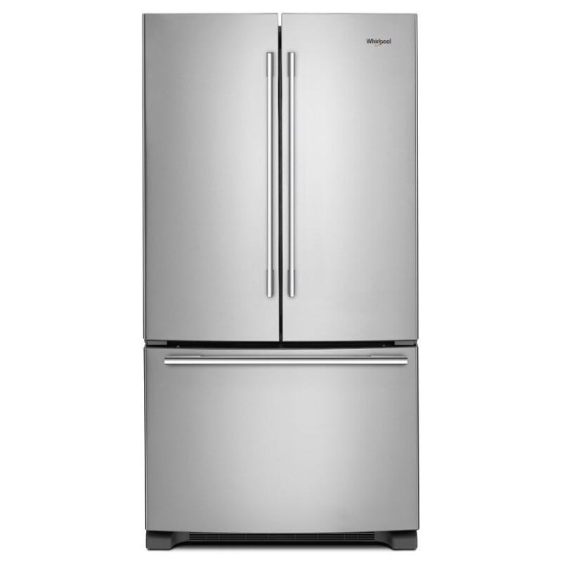 Whirlpool 33-inch Wide French Door Refrigerator - 22 cu. ft. Fingerprint Resistant Stainless Steel WRFA32SMHZ Picture 1