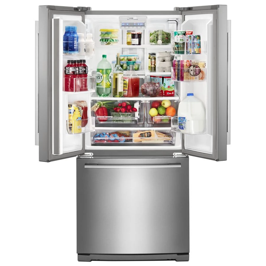 30-inch Wide Contemporary Handle French Door Refrigerator - 20 cu. ft. WRFA60SMHZ