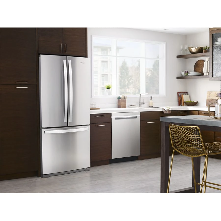 30-inch Wide Contemporary Handle French Door Refrigerator - 20 cu. ft. WRFA60SMHZ