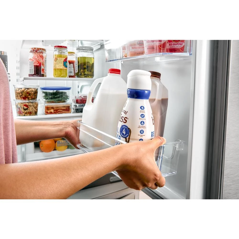 36-Inch Wide Counter-Depth French Door Bottom Mount Refrigerator - 20 cu. ft. view 15