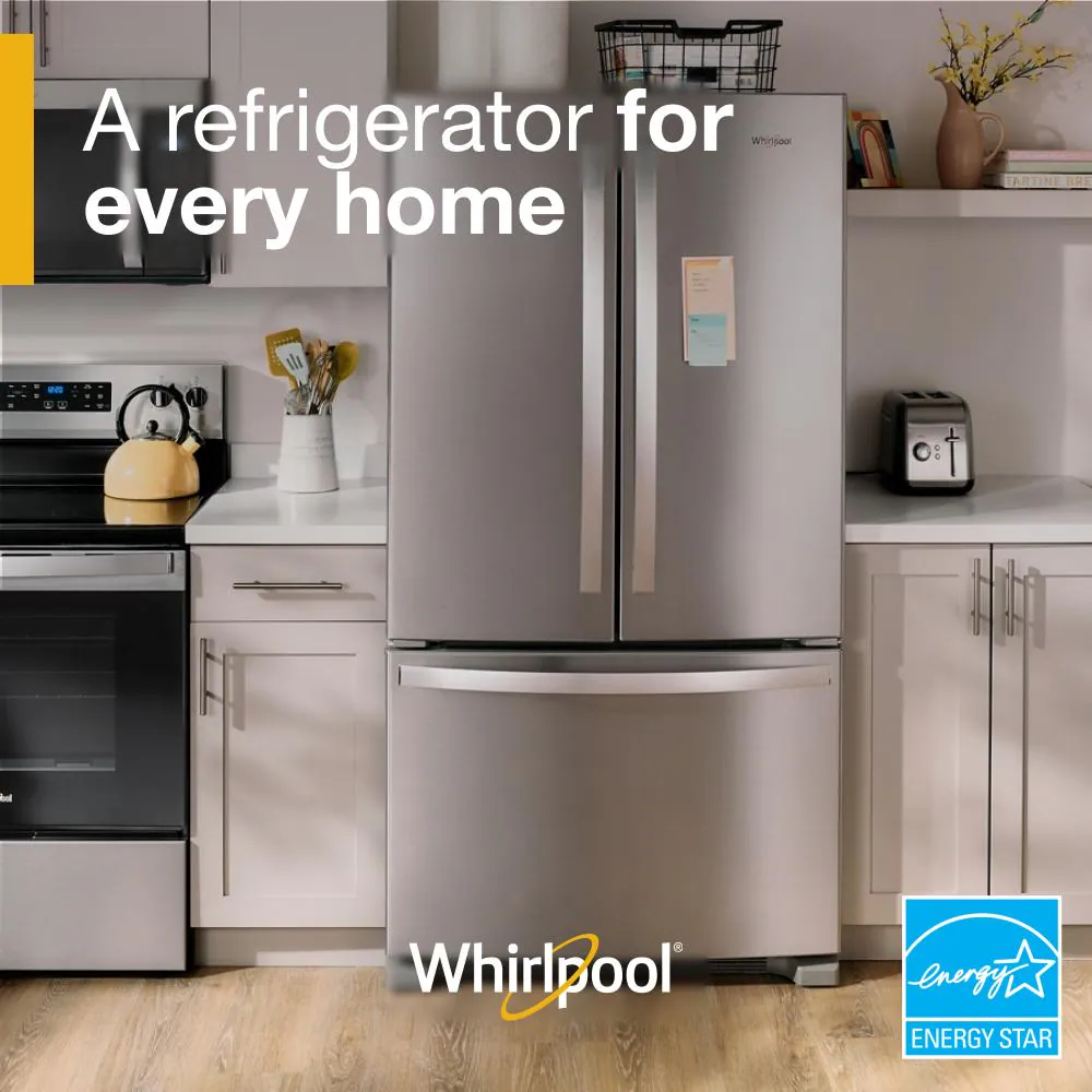 36-Inch Wide Counter-Depth French Door Bottom Mount Refrigerator - 20 cu. ft. view 8