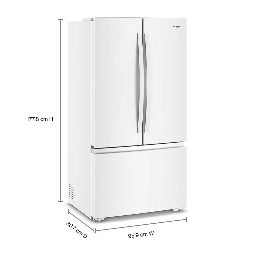 36-inch Wide True Counter Depth 3-Door French Door Refrigerator - 24 cu. ft. view 4