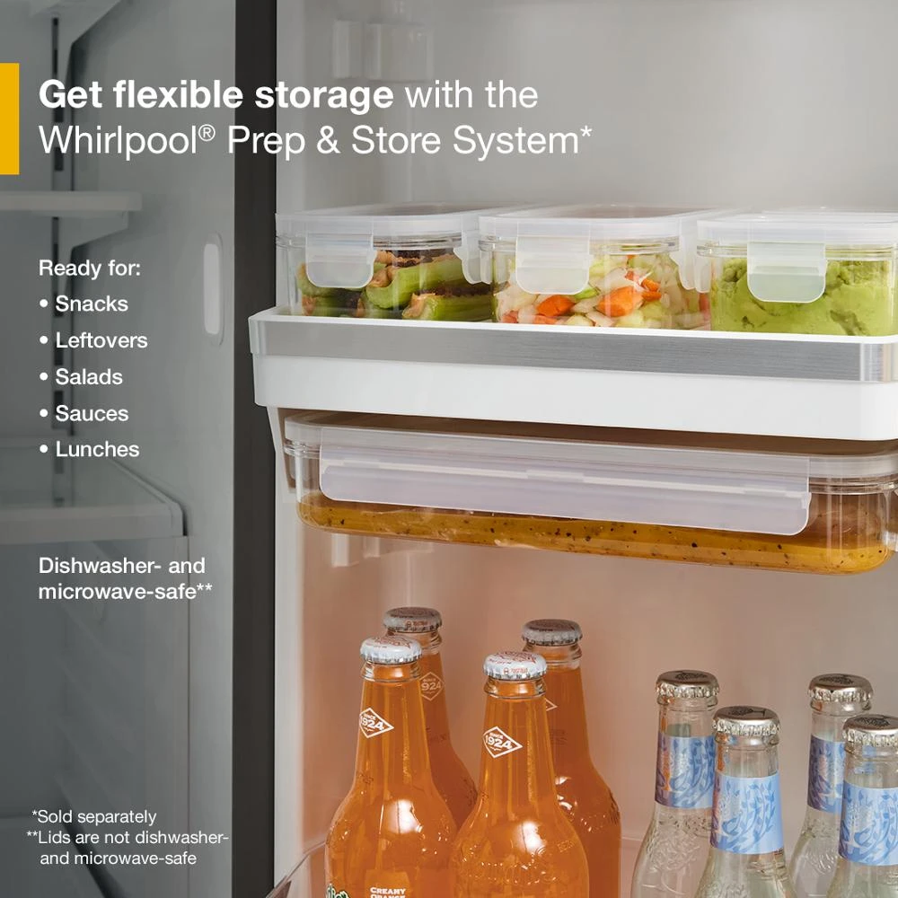 36-inch Wide True Counter Depth 3-Door French Door Refrigerator - 23.4 cu. ft. WRFC7036RZ