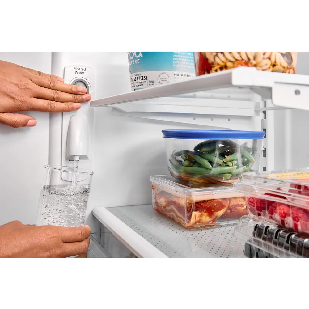 36-Inch Wide Full-Depth French Door Bottom Mount Refrigerator - 25 cu. ft. WRFF3236RB