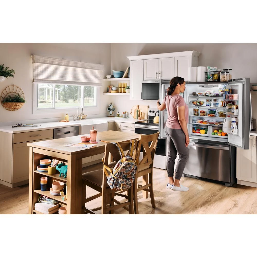 36-Inch Wide Full-Depth French Door Bottom Mount Refrigerator - 25 cu. ft. view 13