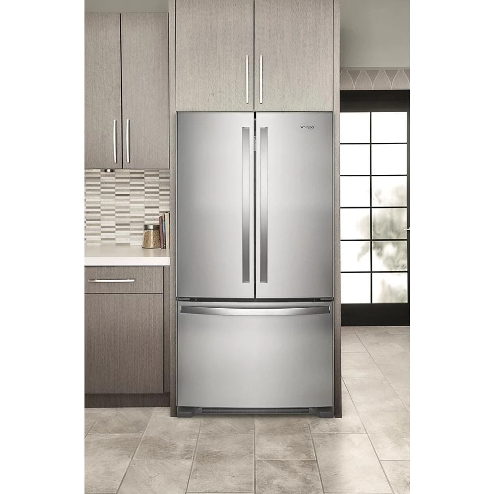 36-Inch Wide Full-Depth French Door Bottom Mount Refrigerator - 25 cu. ft. WRFF3236RZ, product image 10 of 21