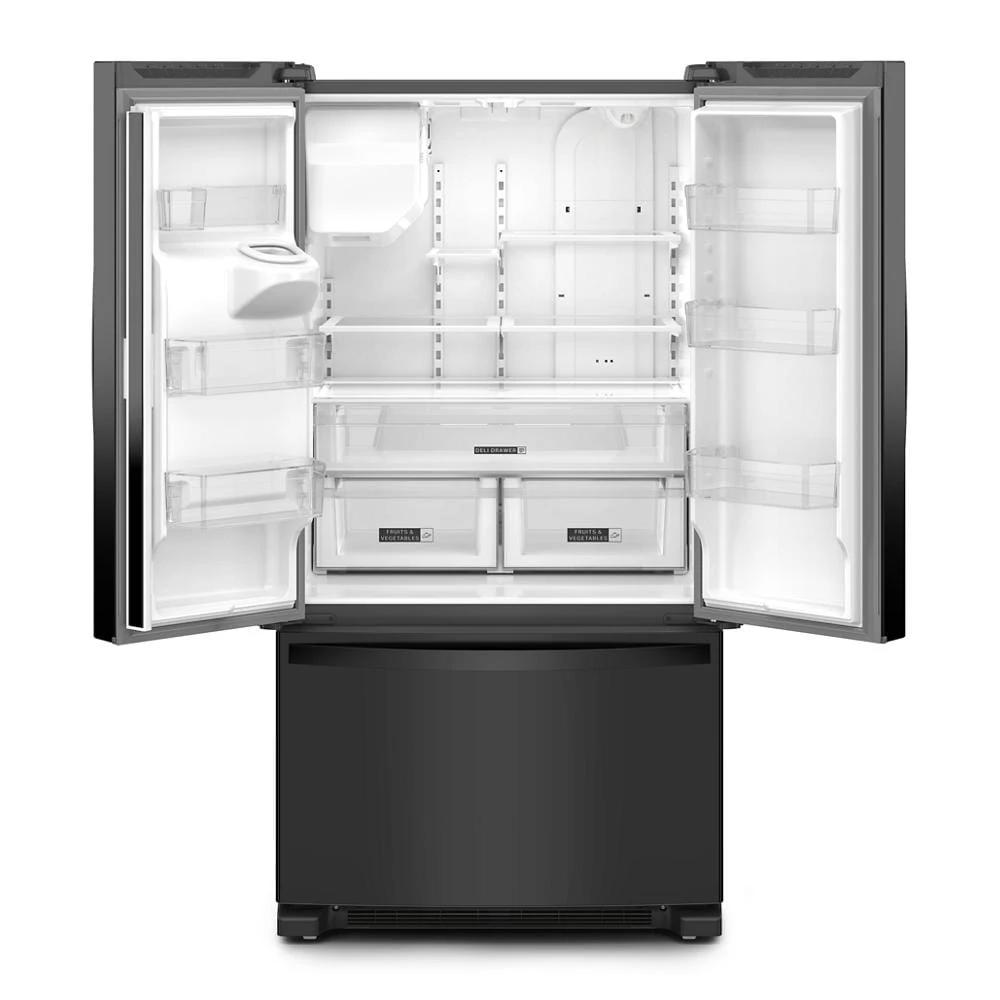 36-Inch Wide French Door Bottom Mount Refrigerator - 25 cu. ft. WRFF3436RB