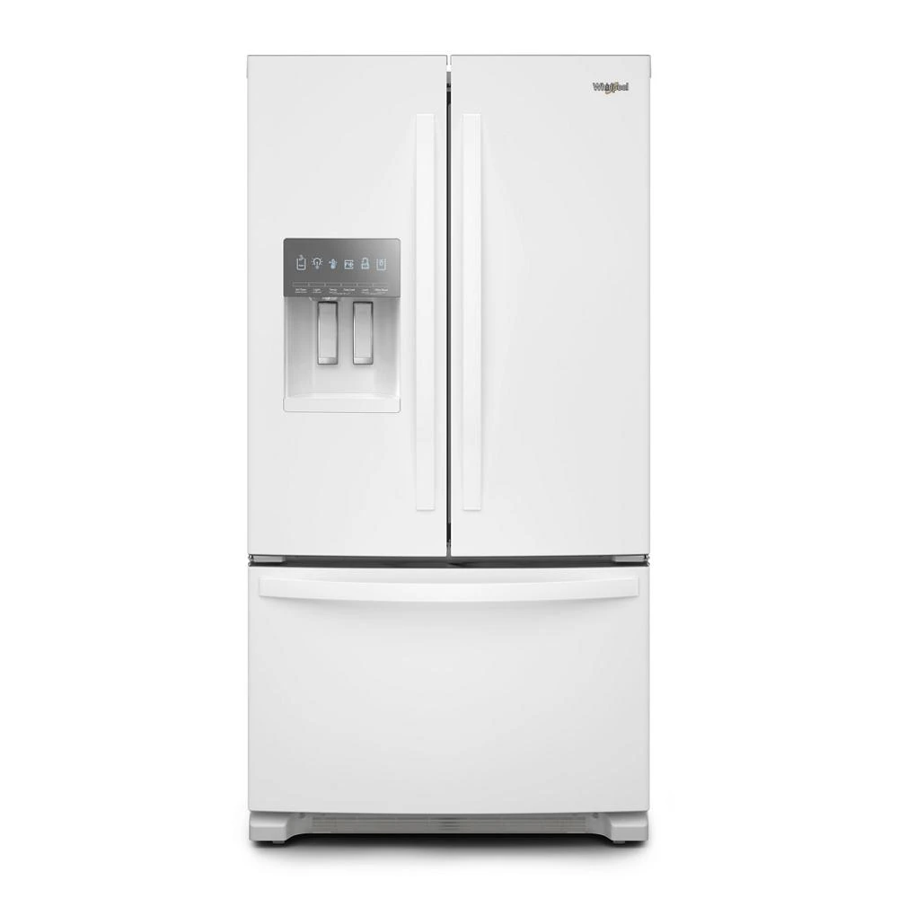 36-Inch Wide French Door Bottom Mount Refrigerator - 25 cu. ft. WRFF3436RW