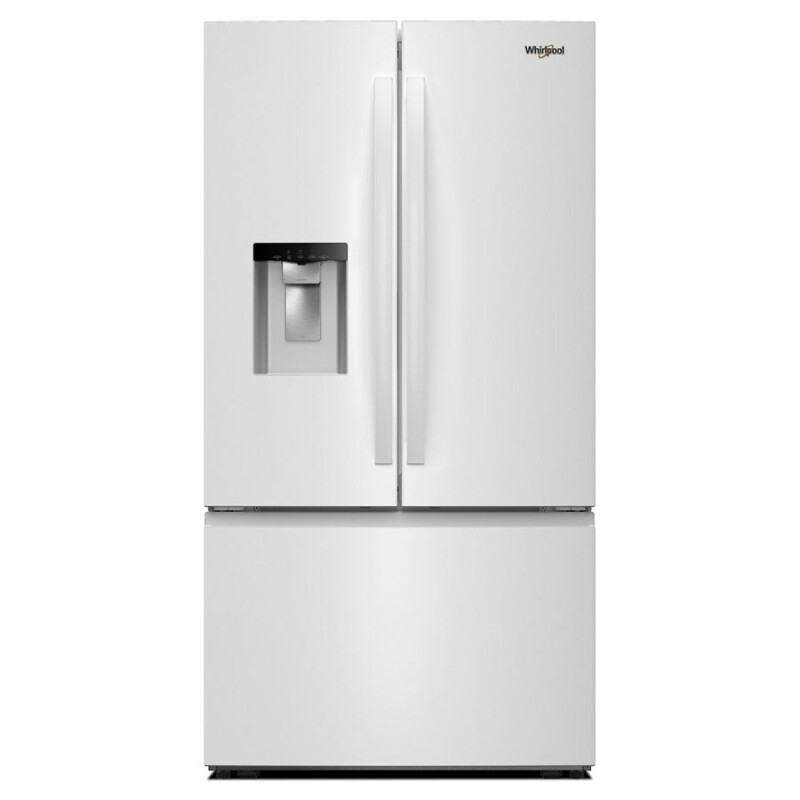 Whirlpool 36-Inch French Door Refrigerator with In-Door Water and Ice Maker - 30 cu. ft. White WRFF3536SW Picture 1