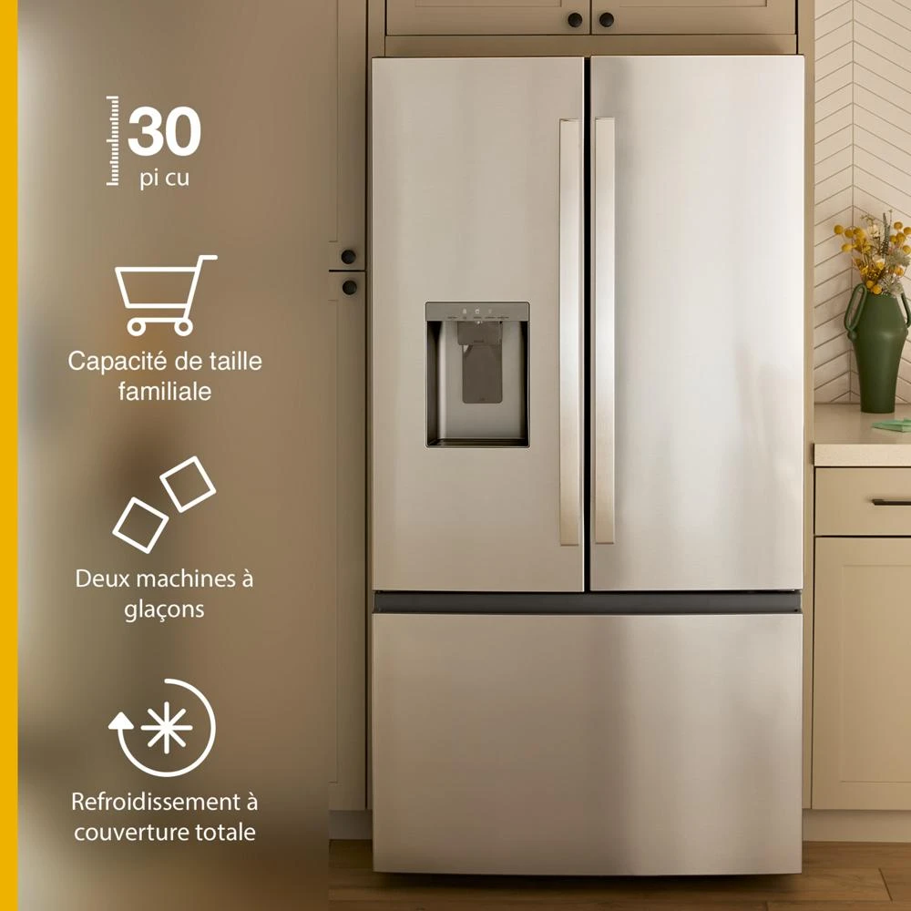 36-Inch French Door Refrigerator with Dual Ice Makers - 30 cu. ft. view 17